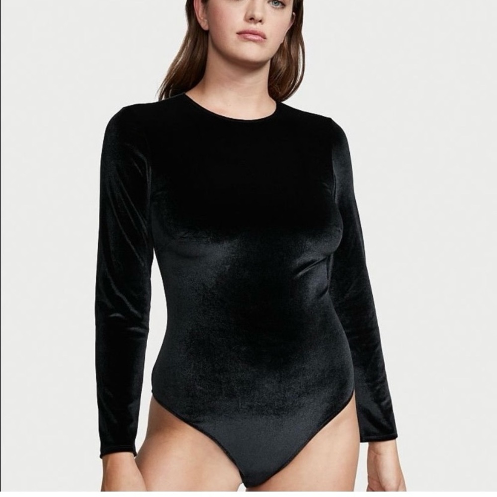 Victoria’s Secret velvet teddy bodysuit lingerie